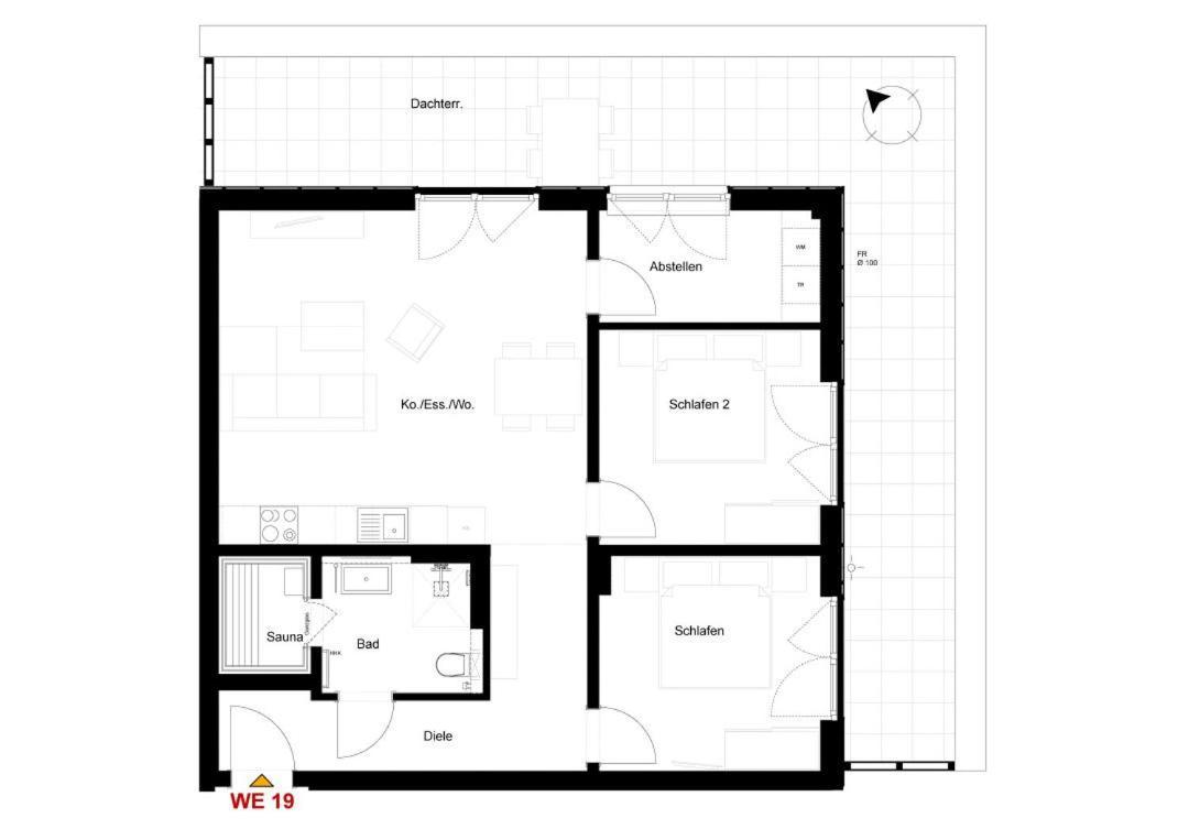Dorumer Sielhuus 19 Mit Dachterrasse Und Sauna المظهر الخارجي الصورة